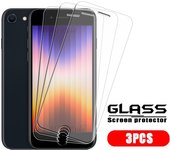 1/2/3/4Pcs For iPhone SE 2022 Glass iPhone SE 2022 2020 7 8 Plus Glass Transparent Clear Screen Protector iPhone SE 2022 Glass