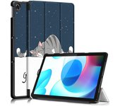 For Realme Pad Mini Case PU Leather Tri-Folding Stand Magnetic Protective Cover for Funda Realme Pad 10.4 inch 2021 Tablet Kids