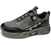 Zapatos deportivos informales transpirables coreanos para hombre, nuevos cordones giratorios de suela blanda para las cuatro estaciones, zapatillas para correr al aire libre, zapatillas para estudiantes