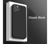 Funda protectora IPhone 16 15 14 13 12 11 XS XR 6/7/8Plus 5/6/7/8S Funda de teléfono silicona carcasa trasera de Anti-huellas dactilares