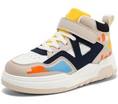 Children Sneaker girl Shoes Fashion High-quality leather High Top Kids Sneaker Running Tennis Sports Basketball Shoes for Boys