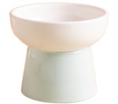 Feeding Bowl High Foot Cat Elevated Bowl 300ml Ceramic Dog Food Water Feeders Raised Neck Protection Pet Feeding Dishes Kitten