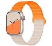 Applicable to Magnetic Strap for Watch Straps 45 38 49 40 42 41 silicone sports bracelet iWatch Series 9 6 5 7 8 se