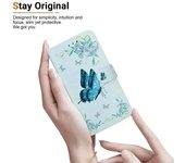 Billetera floral con solapa de cuero para oppo a54s a57s a77s a94 4G 5G lujosa portada móvil a74 A54 A57 a77 s a 54 57 libro coq