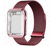 Case+ese Loop For Apple Watch Band 44mm 38mm-42mm-40mm Metal Magnetic bands iwatch Series 9 8 7 6 5 4 3 SE 45mm 41mm Strap