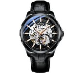 Reloj mecánico automático para hombre, cronógrafo con correa de acero inoxidable, de marca superior, a la moda, 2020