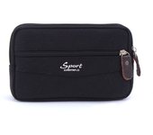 Vertical Mobile Phone Fannypack Double Layer Large Capacity Phone Belt Clip Holster Waterproof Waist Pack