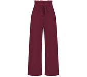 Work Pants for Women Wide Leg High Waist Solid Woman Trousers Casual Cotton Outfits Original Classic Autumn Trends