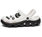 Zuecos antideslizantes para hombre, sandalias de playa con correa ajustable, zapatillas para el hogar