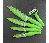 Kitchen Knives with holder 3"fruit 4"utility 5"slicing 6"chef Ceramic knives Accessories set Zirconia White Blade with stand