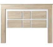 Online - Cabecero Nórdico Omabella de 160 x 120 cm | Práctico y Elegante | Fácil de Montar, Colores Cambria y Blanco (para Cama de 135-140 o 160)