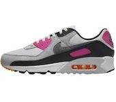 Leten Air Max 90 Lions Blue Retro Fashion Comfort Shock Absorber Low-top Casual Running Shoes Sneakers White-blue-gray Work shoes