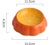 4 cute designs pet ceramics bowl watermelon strawberry shape cat food bowl small dog colorful water suppliers