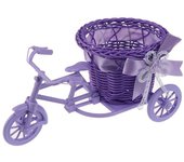 Vase Small Rattan Tricycle Photograpps Creative Bicycle wer Basket Party Wedding Decoration