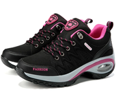 Zapatillas de deporte para mujer, zapatos de plataforma cómodos y transpirables, zapatos informales con cordones a la moda para mujer, botas cortas para exteriores