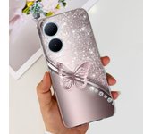 For Vivo V29 Lite 5G Case Global Version Women Fashion Pink Beach Eiffel Tower Pattern Fundas For Vivo V29Lite v 29 Soft Clear