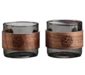 Cenicero de cristal pequeño, resistente al calor y a las quemaduras, tetera maestra de alta gama, taza justa, juego de té