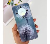 For Honor X9b Case ALI-NX1 Cover Shockproof Silicone Luxury TPU Soft Clear Flower Phone Cover For HonorX9b 5G X 9B Leopard Cases