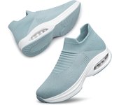 Zapatillas Running para Mujer Deportivas Tenis de Mujer Zapatos para Correr Cómodo Ligero Transpirable Antideslizante allblack