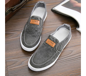 Primavera verano hombre zapatos casuales tela transpirable vaquero zapatos planos caminar ligero