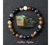 Natural Stone Smoky Quartz Beads Bracelets Men Women Tea Brown Crystal Healing Energy Bangle Yoga Meditataion Jewelry Wholeslae