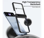 Clear Back For Samsung Galaxy Z Flip 4 3 Flip3 Case Hard Spring Hinge Protection Cover
