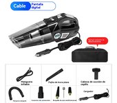 Aspiradora de mano con cable coche para casa Portátil inflables Bombas 4 en 1