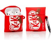 Silicone Case Compatible with Airpods 1&2 Funny Cute 3D Cartoon Cover [Fun Snacks Series 2] (KITKAT)