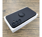 Funda suave de TPU para Samsung Galaxy S25 A55 A35 A54 A53 A52 5G S24 S23 FE Ultra Plus, cubierta con soporte de anillo