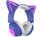 New ZW068 Bluetooth5.0 Headphone Wireless Headset With HD Microphone Cat Ear Cute LED Light Flashing for Girl Gift