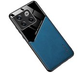 Built-in Car Mount Metal Sheet Leather+TPU+PC Phone Case For OnePlus 10T 5G/Ace Pro 5G