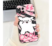 For Samsung Galaxy M53 5G Case SM-M536B Cover Fashion Tulip Flower Square Lens Protective Case For Samsung M33 5G SM-M336B Funda