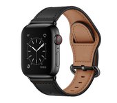 Strap For Apple Watch 45MM 41MM 49MM 44MM 40MM 38MM 42MM Men's Business Real Leather Bracelet iWatch serie Ultra 8 se 7 6 5 SE2