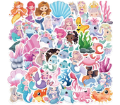 10/30/50PCS Cute Starry Sky Cat PVC Sticker Aesthetic Chidlren's Stationery Decoration Scrapbooking School Supplies for Kids
