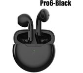 Pro6 Headphones Bluetooth Headset with Mic Earbuds Waterproof Noise Cancelling TWS Pro 6 Wireless Earphones