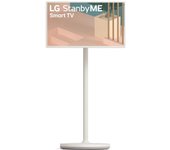 LG 27ART10AKPL 27", StanbyME, Smart TV, Portátil y Táctil, HDR10, WebOS 6.0, Procesador Inteligente Alta Potencia, Color Beige