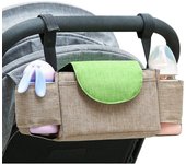 Bolsa Organizadora Carrito Bebe, Bolsa Organizadora Carrito Bebe, Bolsos Carritos Bebe para Cochecitos Universal, Bolsa de Pañal