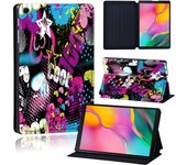 For Samsung Galaxy Tab A8 10.5/A7 Lite 8.7/A7 10.4/A A6 10.1/A 8.0/10.1/10.5 Inch Graffiti Art Pattern Leather Tablet Stand Case
