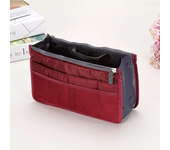 Multi Functional Large Capacity Makeup Bag Portable Double Zipper Toiletries Travel Storage Bag Mommy Bag Multi Pocket Cosmetic