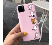 For Realme C11 C21 C31 Case Grid Pattern Matte Soft TPU Silicone Phone Case Coque Fundas For Realme C11 2021 RMX3231 Candy Capa