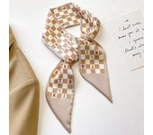 88x 7cm Wrap Poly Silk Slip Twill Y Narrow Edge perfume Small Long Scarf Design
