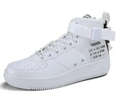 Men's high top lace up star PU sports fashion sneakers and shoes