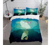 Princess Snow White Bedding Set,Cinderella Ella Bed Cover,Ariel& Aurora Bed Cover,3D Children Rapunzel Bedding Set