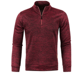 Men Pullover Men's Thicker Sweatshirts Half Zipper Pullover for Male Hoody Man Sweatshir Autumn Solid Color Turtleneck Sweaters