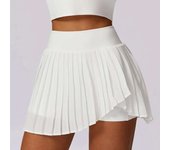 Cloud Rise Pocket Sports Skirt for Girls Running Tennis Pleated Skirts Women Gym Workout Fiess Shorts High Waist Golf Skorts
