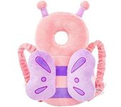 Mochipa protectora para la cabeza del bebé, mochila de Protección para la cabeza, protector de cabeza ajustable para niños de 4 a 24 meses, helmet de seguridad para niños (Mariposa)