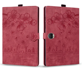 Tablet Cover for Huawei Honor Pad 9 12.1 inch Flip Cute Cat Flower Embossed Stand for Honor Pad 9 HEY2-W09 HEY2-W19 Tablet Case