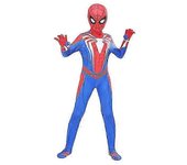 Kids PS4 Advanced Spider-man Costume Boys Girls Adult Superhero Spider Cosplay Bodysuit Jumpsuit X