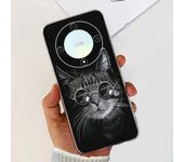 For Honor X9b Case ALI-NX1 Cover Shockproof Silicone Luxury TPU Soft Clear Flower Phone Cover For HonorX9b 5G X 9B Leopard Cases
