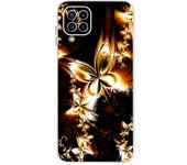 For Samsung Galaxy M32 Case Cover Soft Silicone TPU Back Cover For Samsung M32 M 32 SM-M325F Flower Clear Funda Phone Case